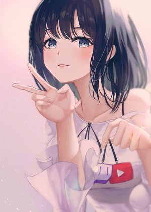 Xeonomi Digital Art Featuring Anime Girl