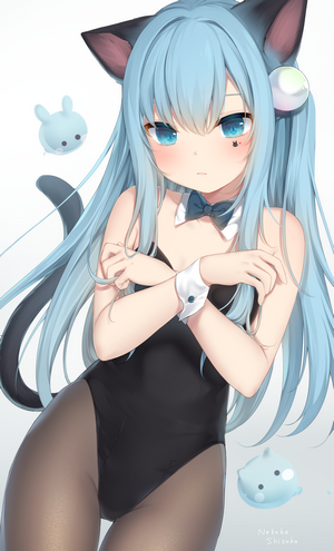 Amashiro Natsuki in Cat Girl Costume