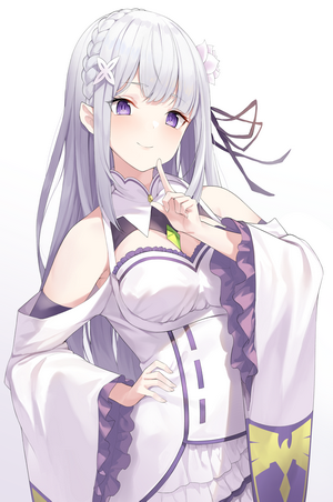 Emilia from Re:Zero Kara Hajimeru Isekai Seikatsu
