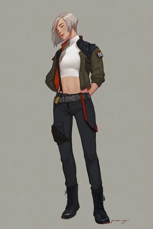 Artwork of a woman by Roanna Peroz