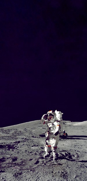 Astronaut on the Moon