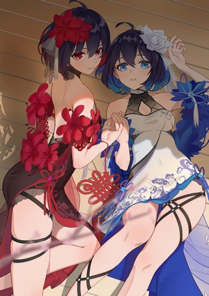Seele Vollerei and Alset from Honkai Impact 3rd