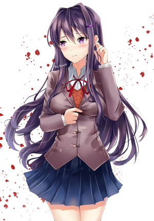 Yuri from Doki Doki Literature Club