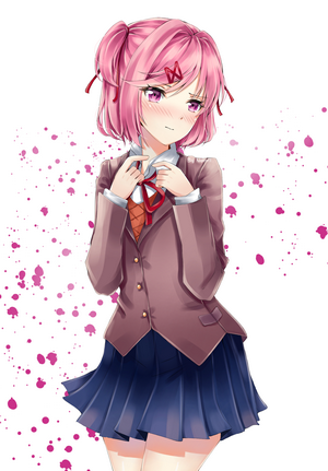 Natsuki from Doki Doki Literature Club