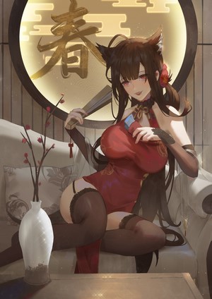 DSR-50 from Girls Frontline in Chinese dress