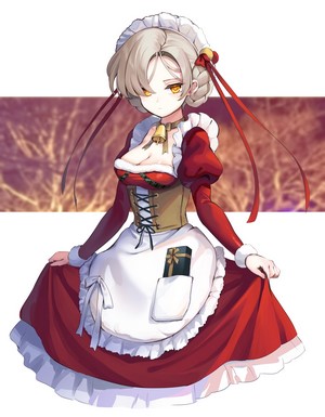 Sheffield from Azur Lane in Christmas outfit