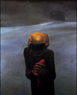 Surreal Portrait by Zdzisław Beksiński