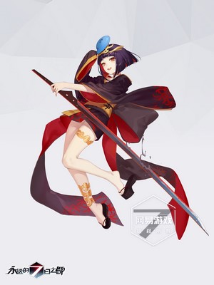 Anime girl with sword from Forever 7th Capital