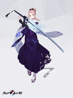 Girl with Katana from Forever 7th Capital