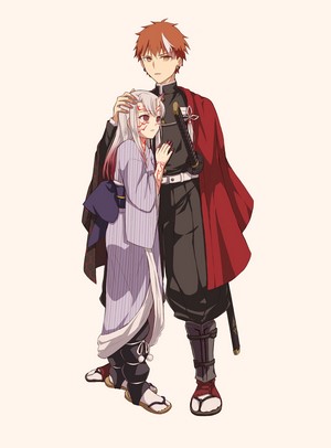 Shirou Emiya and Illyasviel von Einzbern crossover fan art