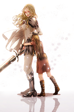 Teresa and Clare from Claymore