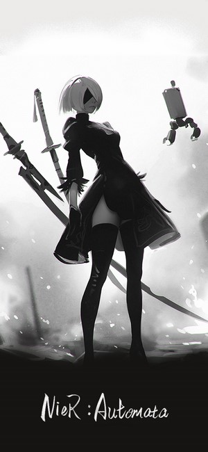 2B from Nier: Automata with Pod