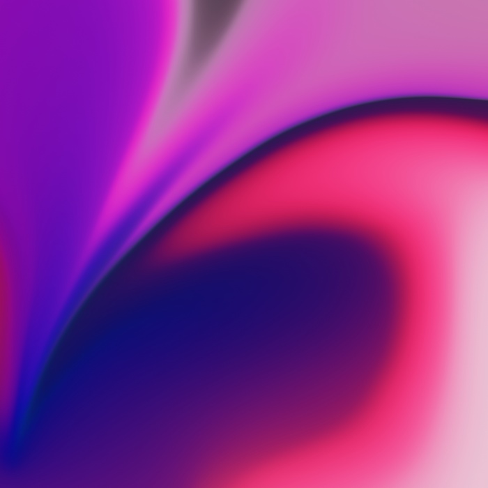 Abstract gradient of purple, pink, and blue