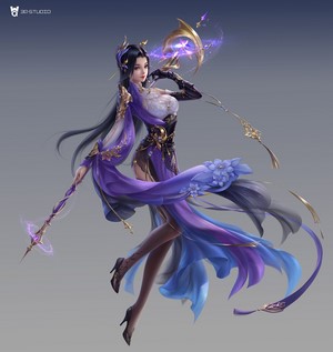 Fantasy Magician Woman by 3Q Studio