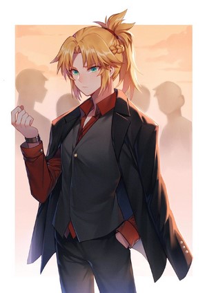 Mordred in Black Suit from Fate/Apocrypha