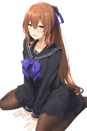Springfield from Girls Frontline in School Uniform