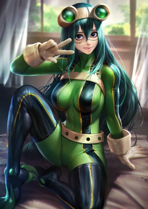 Tsuyu Asui from Boku no Hero Academia Illustration