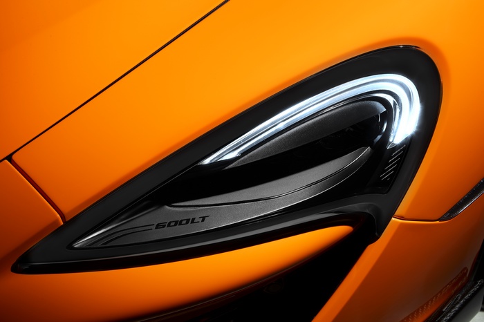 McLaren 600LT headlight detail
