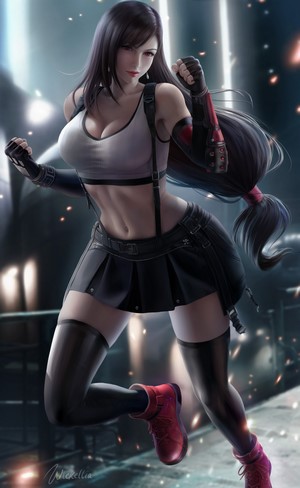 Tifa Lockhart from Final Fantasy VII artwork