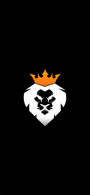 Lion with crown logo