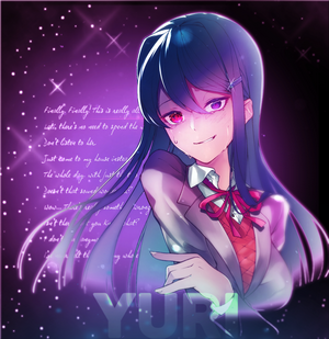 Yuri from Doki Doki Literature Club