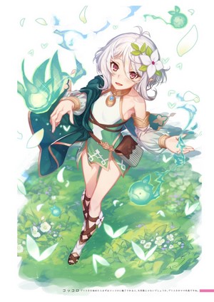 Kokkoro from Princess Connect! Re:Dive in a field