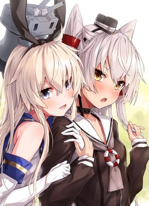 Amatsukaze and Shimakaze from Kantai Collection