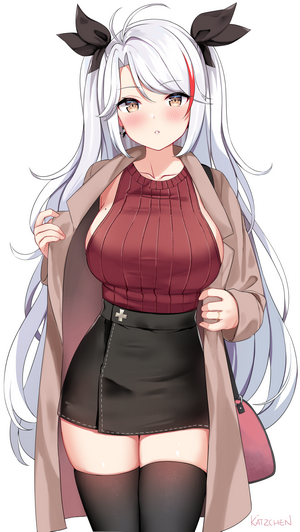 Prinz Eugen Azur Lane Portrait Digital Art