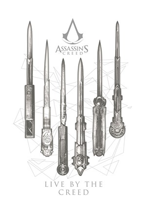 Assassin's Creed Hidden Blades and Logo