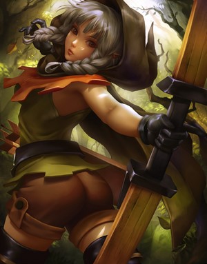 Elf Archer from Dragon's Crown