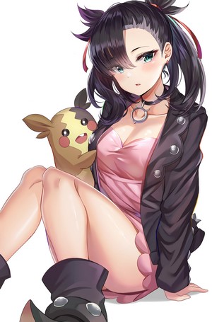 Marnie and Morpeko from Pokémon Sword and Shield