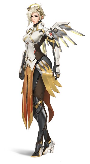Mercy from Overwatch concept art