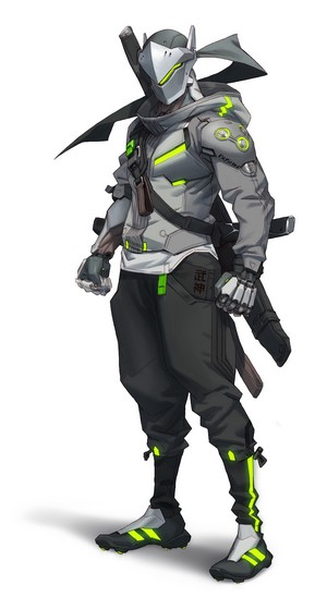 artwork, Blizzard Entertainment, Overwatch, Genji (Overwatch), concept ...