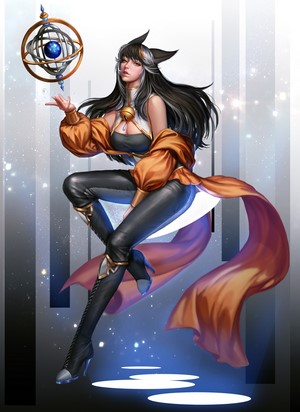 Fictional character with celestial orb