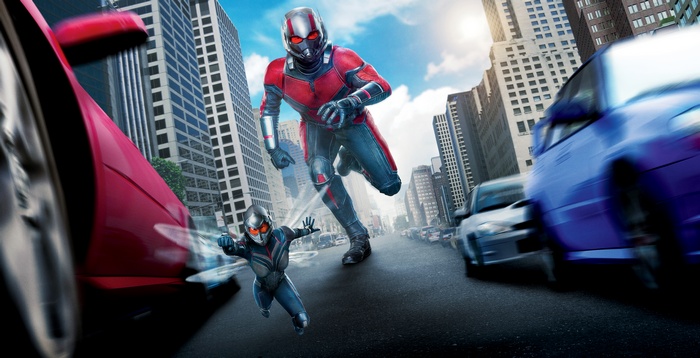 Ant-Man and The Wasp in a City Street