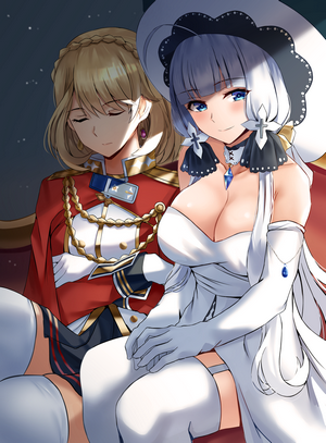 Prince of Wales and Illustrious from Azur Lane