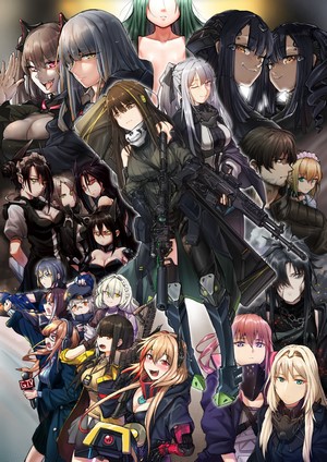 Girls Frontline characters collage