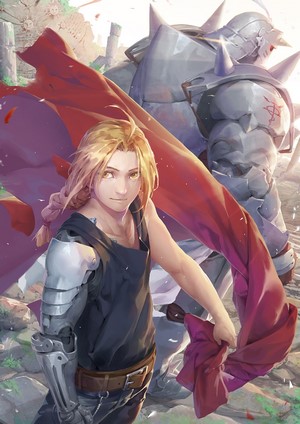 Edward and Alphonse Elric from Fullmetal Alchemist