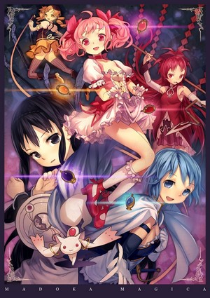 Mahou Shoujo Madoka Magica anime girls