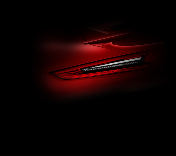 Red Porsche Design Huawei Mate RS Tail Light