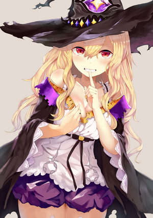 Witch from Shadowverse in Halloween costume