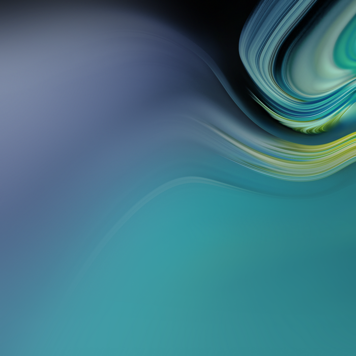 Samsung Galaxy Tab S4 Stock Turquoise Waves Gradient