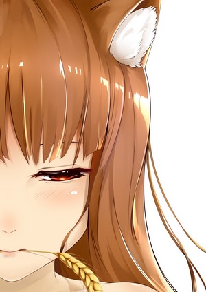 Holo from Spice and Wolf with wheat