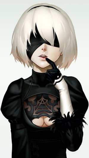 2B from Nier: Automata fan art