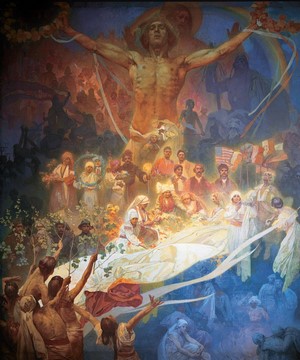 The Slav Epic painting by Alphonse Mucha