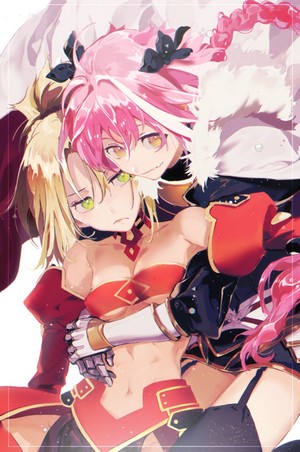 Mordred and Astolfo from Fate/Apocrypha