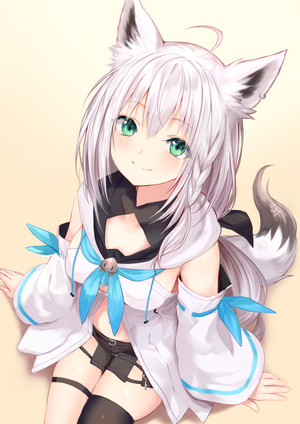 Shirakami Fubuki from Hololive