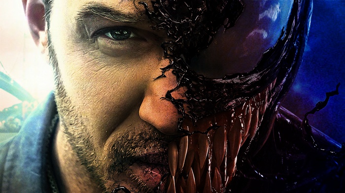 Venom and Eddie Brock from Venom 4K