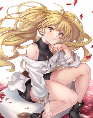 Girl from Granblue Fantasy with Blonde Pigtails