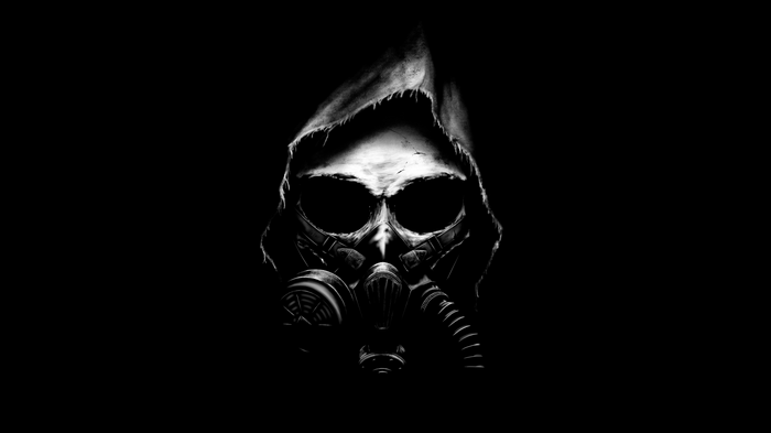 Apocalypse Gas Mask Skull 4K